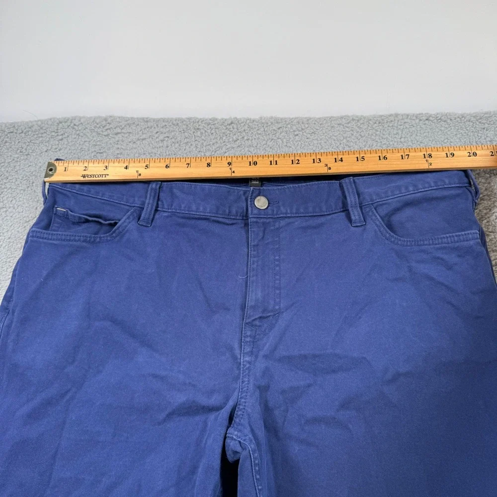 Banana Republic Traveler Slim Fit Blue Chinos Pants Mens‎ 40x33 Cotton Blend